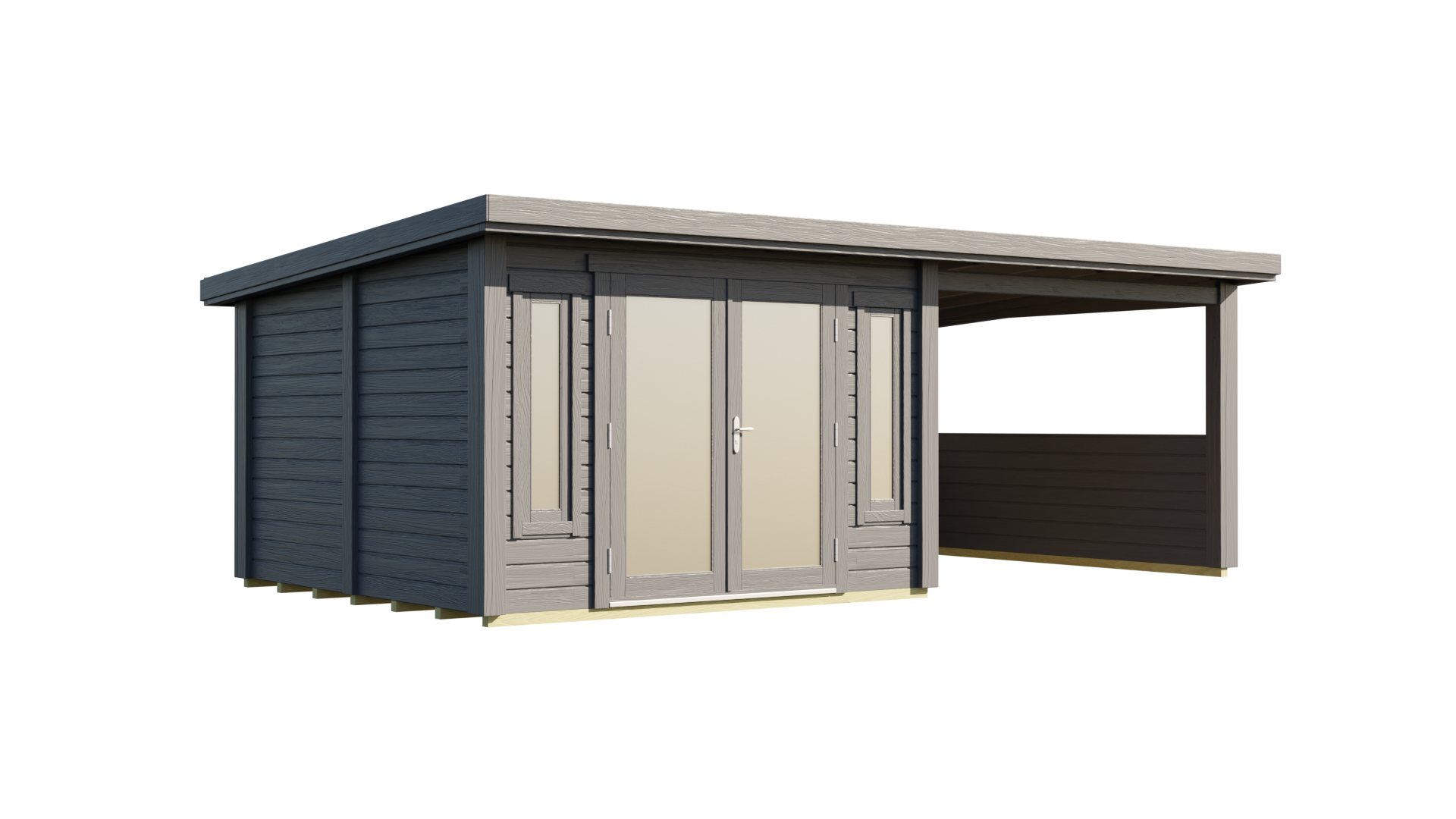 Pent 4m deep with Canopy